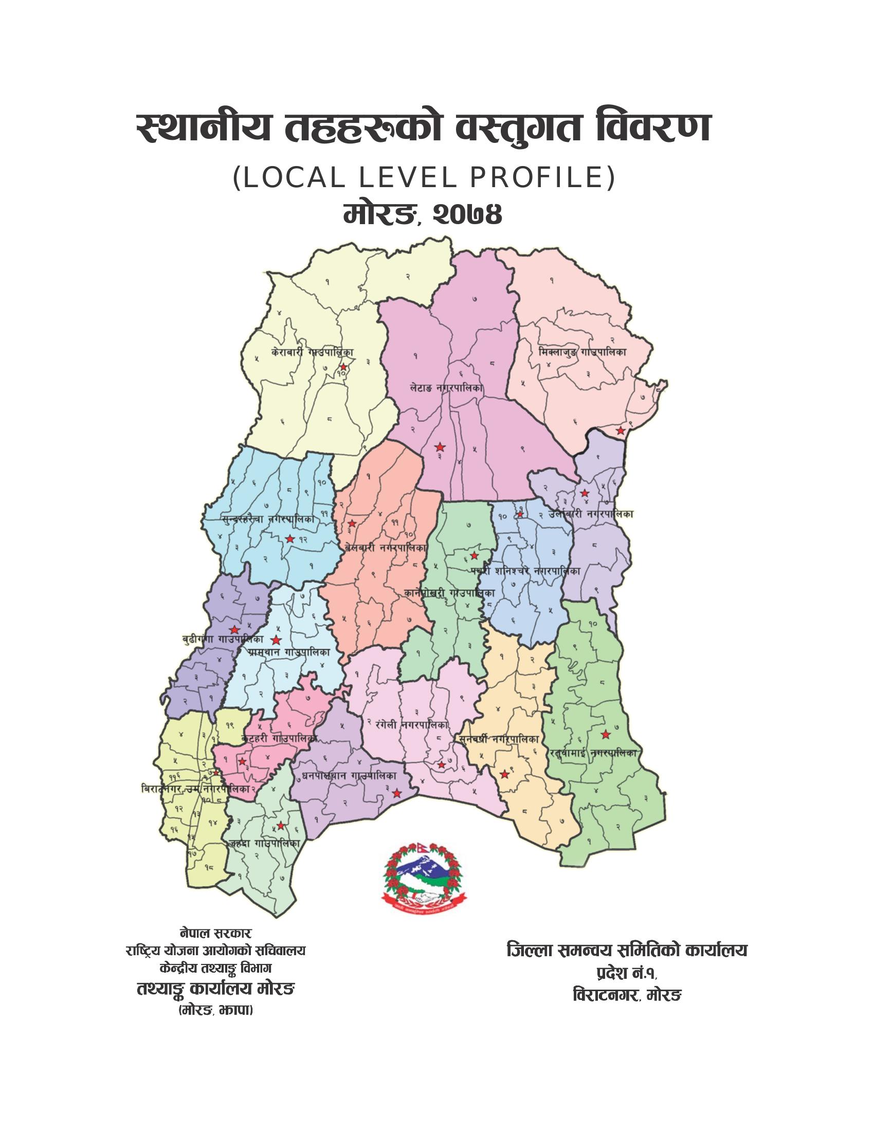 Local Level Profile Of Morang NRead   Local Level Profile Of Morang 2074 