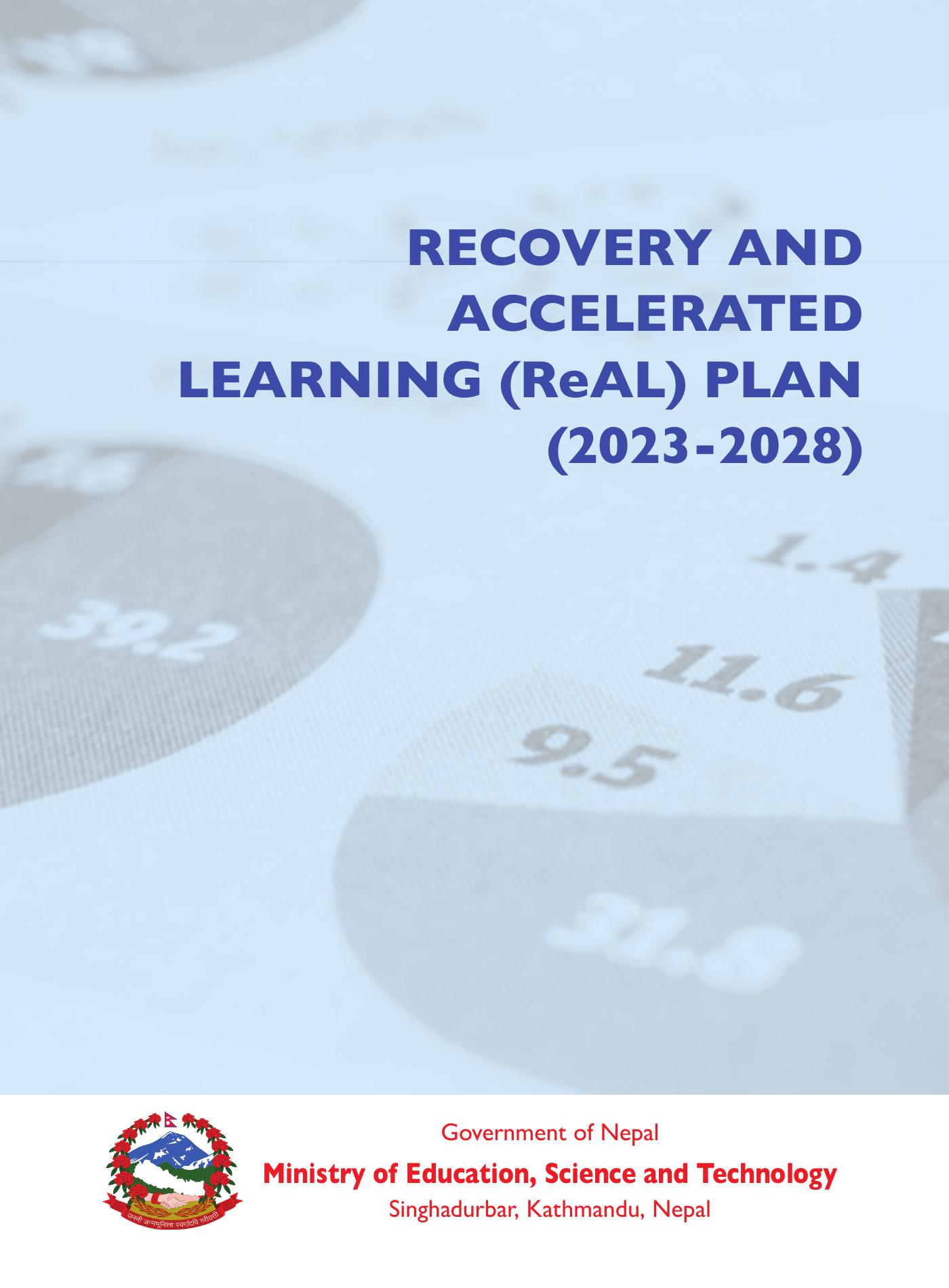 RECOVERY AND ACCELERATED LEARNING (REAL) PLAN| Resources