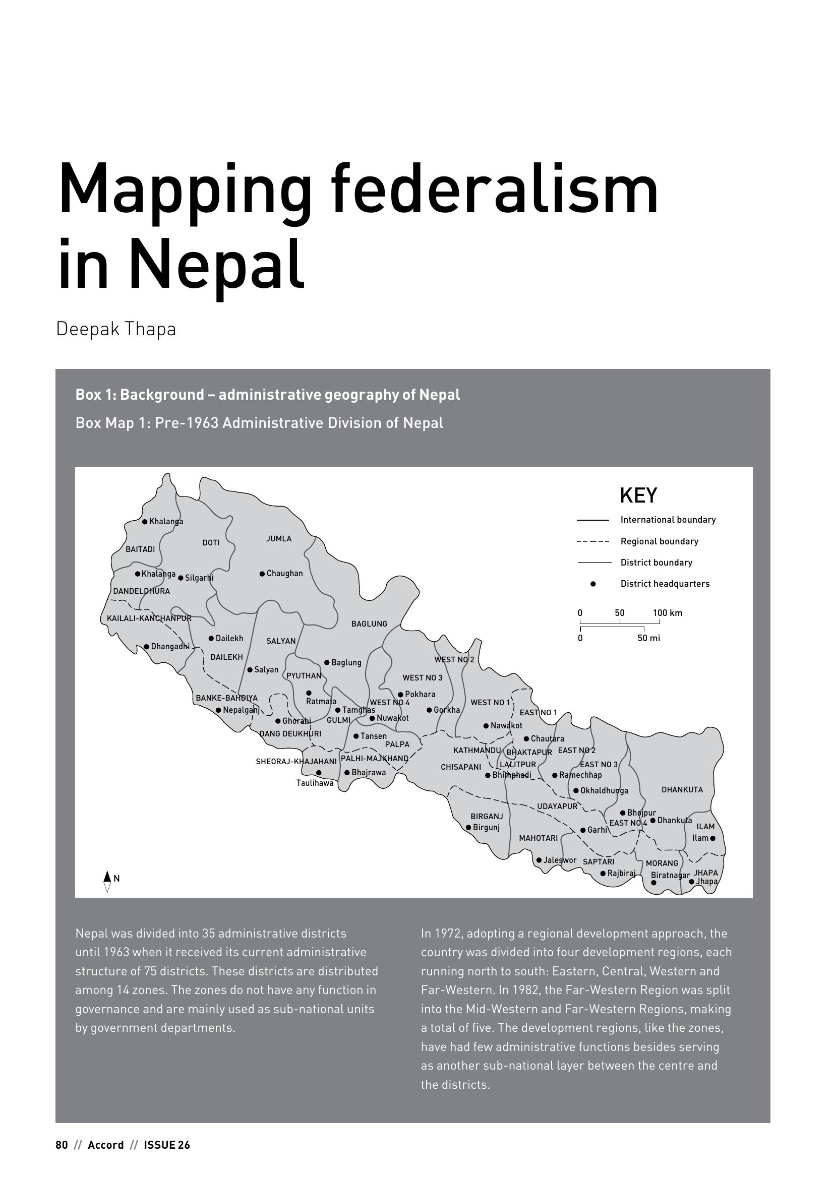 essay on the topic of federalism in nepal