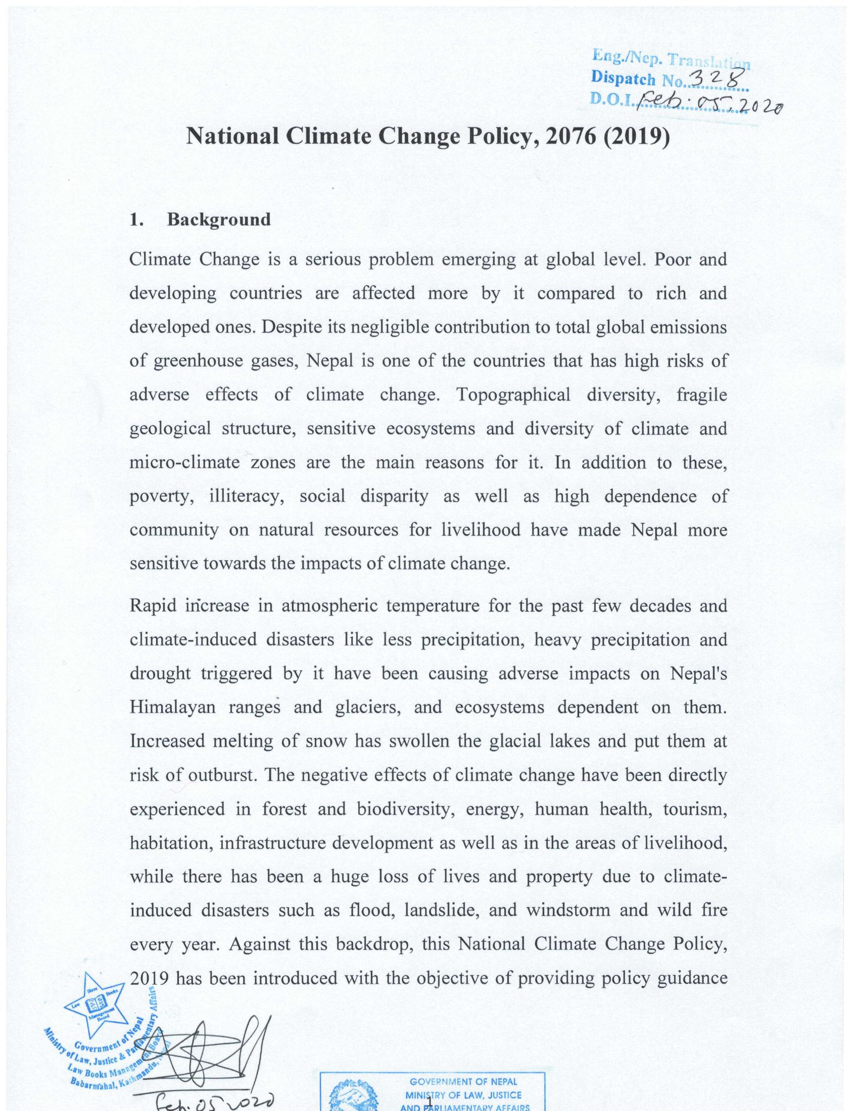 national-climate-change-policy-2076-2019-resources